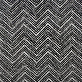 Raque Coal-Black—Chevron Herringbone Pattern—Upholstery Fabric—100% Polyester—Sold by the Yard—54" Inches Wide